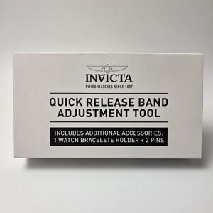 NEW INVICTA Quick Release Band Adjust Tool 2 Pins + 1 Watch Bracelet Holder #403